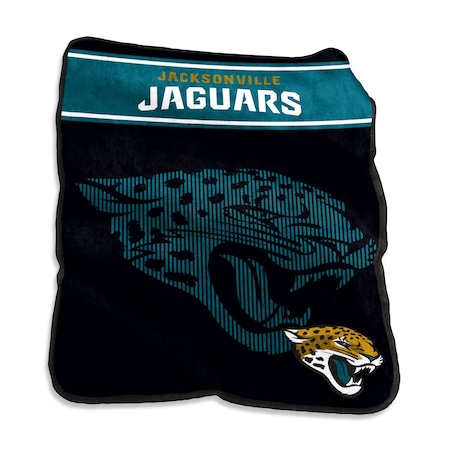 Logo Brands Jacksonville Jaguars 60x80 Raschel Throw 615-26X